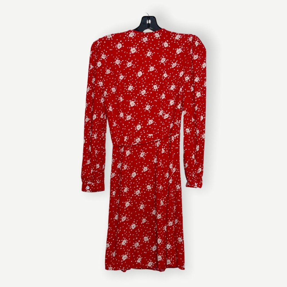 ROUJE Paris Gabinette Long Sleeve Wrap Mini Dress - Picture 9 of 11